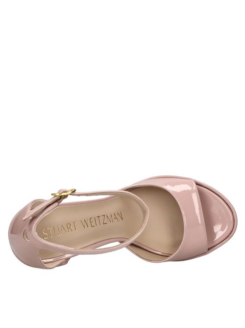 Sandali in pelle STUART WEITZMAN | SKYHIGH 145 PLTF SANROSA